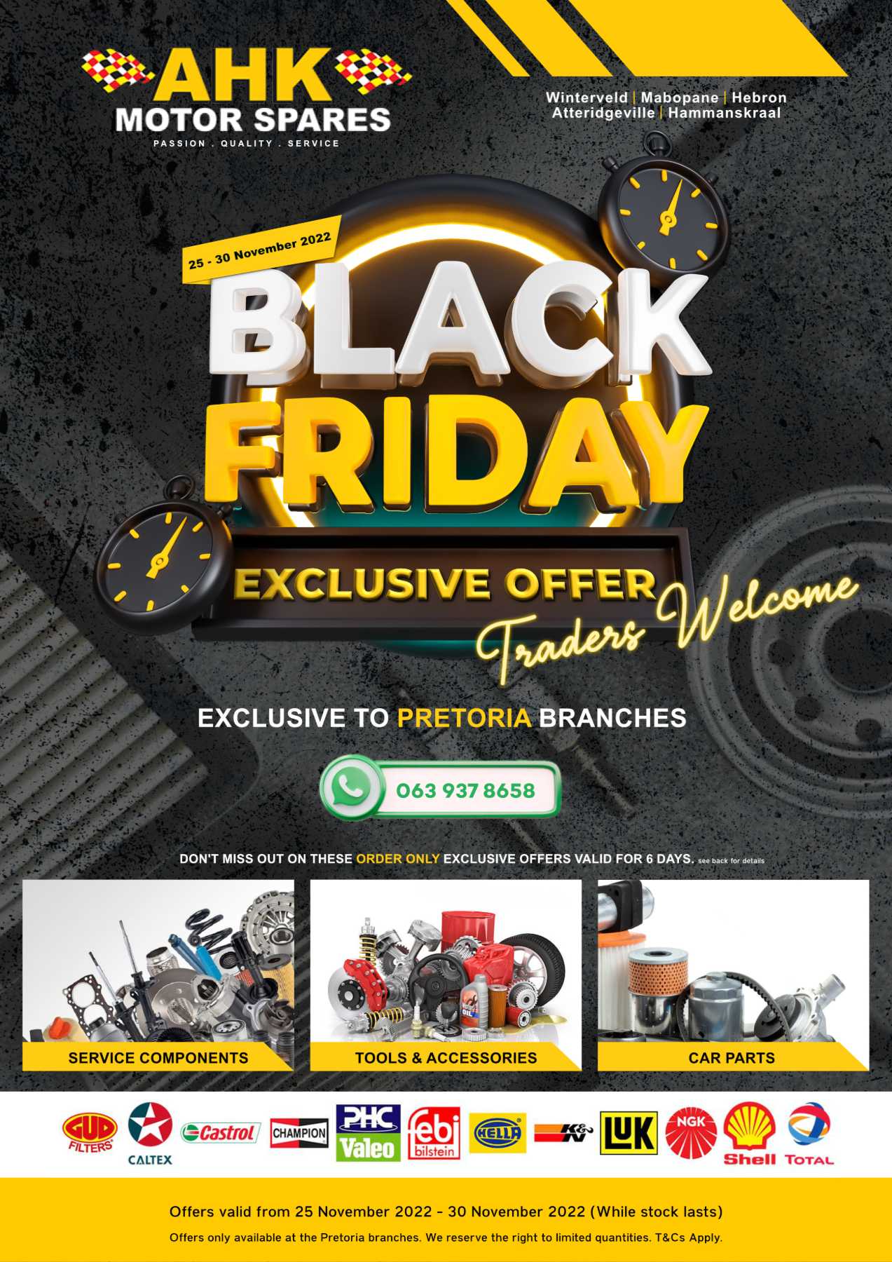 Black Friday Motor Spares Promo